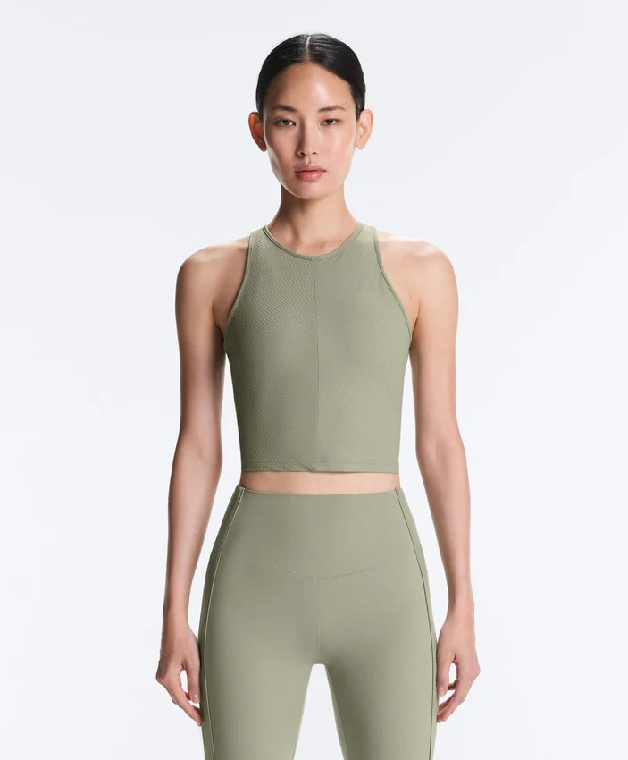 Tops sem mangas Comfortlux com decote halter Tops sem mangas Comfortlux com decote halter
