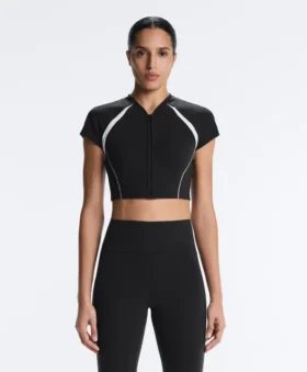 Tops sem mangas compressivas refletoras