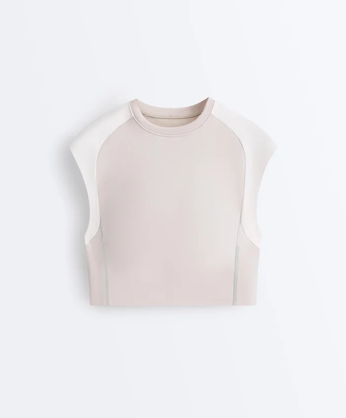 Tops sem mangas compressivas refletoras Tops sem mangas compressivas refletoras