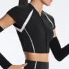 Tops sem mangas compressivas refletoras Tops sem mangas compressivas refletoras