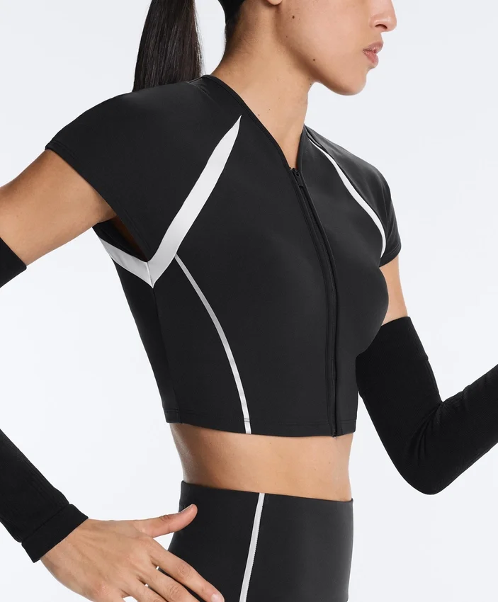 Tops sem mangas compressivas refletoras Tops sem mangas compressivas refletoras