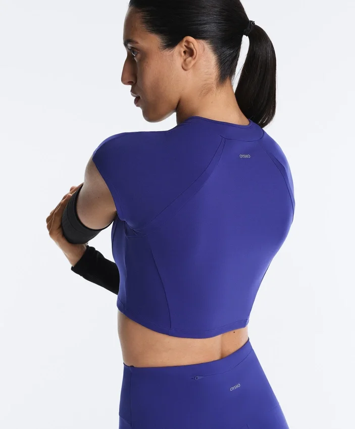 Tops sem mangas compressivas refletoras Tops sem mangas compressivas refletoras