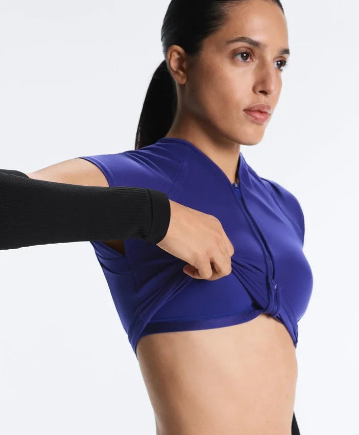 Tops sem mangas compressivas refletoras Tops sem mangas compressivas refletoras