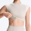 Tops sem mangas compressivas refletoras Tops sem mangas compressivas refletoras