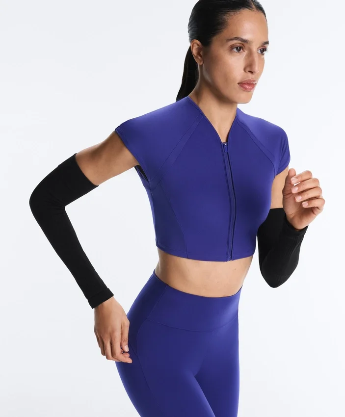 Tops sem mangas compressivas refletoras Tops sem mangas compressivas refletoras