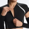 Tops sem mangas compressivas refletoras Tops sem mangas compressivas refletoras