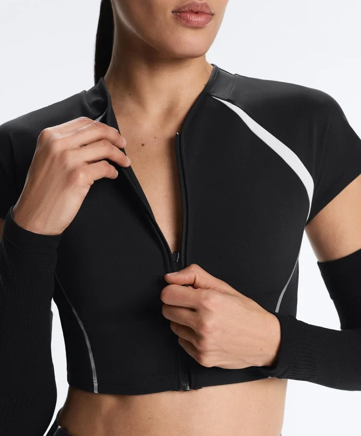 Tops sem mangas compressivas refletoras Tops sem mangas compressivas refletoras