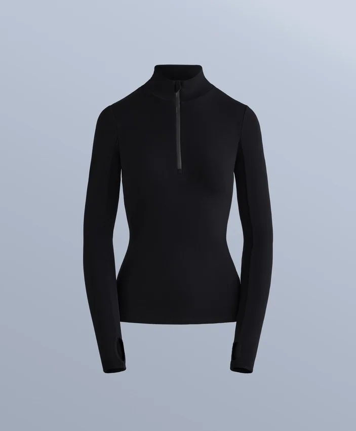 Tops térmicos de base com meio fecho Tops térmicos de base com meio fecho